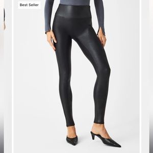 SPANX Faux Leather Leggings